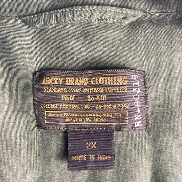 Lucky Brand Utility Shirt Jacket Sz 2X - Picture 8 of 10